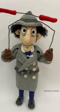 Metagurumi Design - Merve Tandır - Inspector Gadget