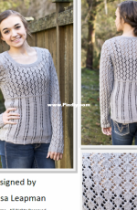 Cascade Yarns DK392 Jean Pullover by Melissa Leapman - Free.