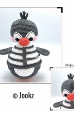 Jookz creaties - Joke Postma - Tumbler Penguin - Dutch