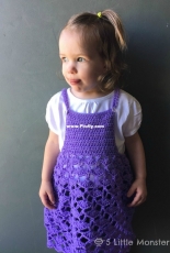 Five Little Monsters - Erica Dietz - Lacy Shells Toddler Top - Free