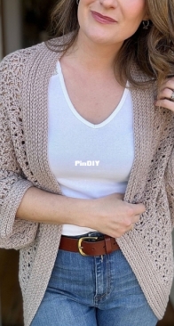 HanJan Crochet - Hannah Cross - Cocoon Cardigan - Free