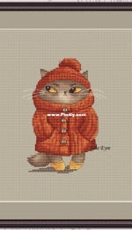 MiAxStitch - Woolen Cat by Jane Eyre / Minasyan Yana