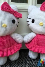 Gabi Crocheting - Ella D Design - Big Hello Kitty - Free