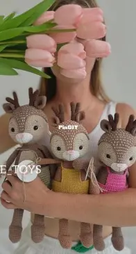 kintsle_toys - Bambi the deer - Оленёнок Бемби - Russian or English