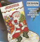Design Works 5405 -Dancing Santa Stocking