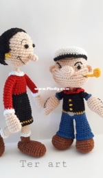 Ter art - Teresa Rojas - Popeye and Olive  - Spanish