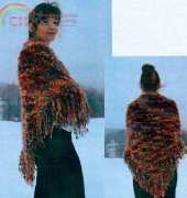 Cherry Tree Hill Jumbo Mohair Shawl Pattern CTH-48