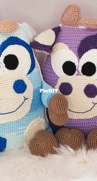 Wunderlichs Kreativchaos - Janine Wunderlich - Cuddly Cow Pillow - KUHschelkissen - KOEssen - Dutch