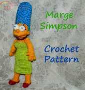 Inspired Crochet Toys - Pichugina Elena - Marge Simpson