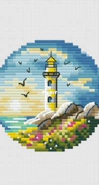 Lighthouse. Field Flowers by Toma Mishukova / Reznichenko