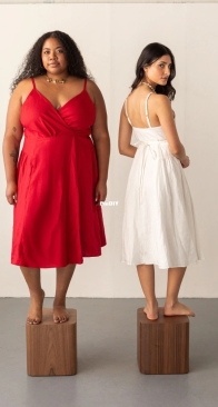 Friday Pattern Co - Wren Wrap Dress - Sizes XS-7XS with 2 bust size options