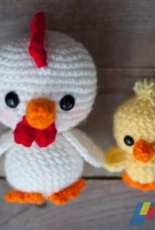 Affordable Cuteness - Theresas Crochet Shop - Theresa Grey / Kicher - Crocheted Chicken Baby Chick