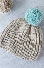Fishermans Rib Beanie in Four Gauges by Churchmouse Yarns and Teas - Free