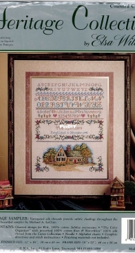 Heritage Collecton - 03215 - The Cottage Sampler by Elsa Williams