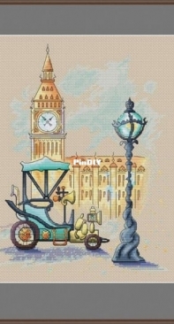 Funny Stitch - London by Lena Zachyotkina / Zachetkina / Лена Зачёткина