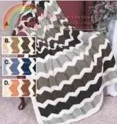 Mary Maxim #6484N-Cascading Ripples Afghan