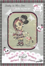 Chibi Stitches Design CSD 8002 - Skully, The Emo Girl