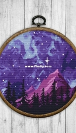 2x2 Stitch Art - Landscape # 36
