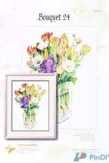 I Love CrossStitch HF-024 - Bouquet 24