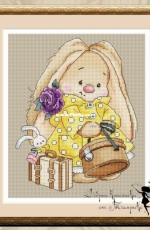 Traveler Bunny by Tamriko Lamaridze