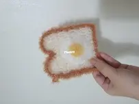 crochet bread scrubber
