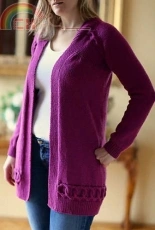 Anadiomenas Designs-Chance of Snow Cardigan by Elena Nodel