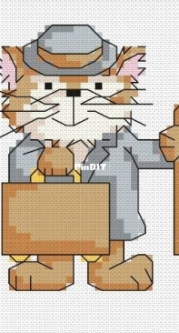 Cat In A Hat - City Cat by Durene Jones - Free