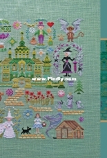 OwlForest Embroidery 0048-IG-B - Emerald City  - Free
