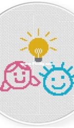 Daily Cross Stitch - Kids Idea