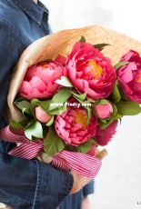 Heavy Crepe Paper Peony - Lia Griffith
