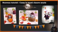 Le Haricroch Magique - Helena Levallois - Cassy the Bat and home - Chauve souris Cassy et habitat - French
