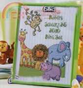 Safari Baby Sampler from Cross Stitch & Needlework March 2010