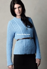 Cabled Jumper by Cleckheaton - FREE