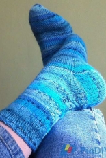 Les chaussettes de la schtroumpfette by Elise Dupont -French-Free