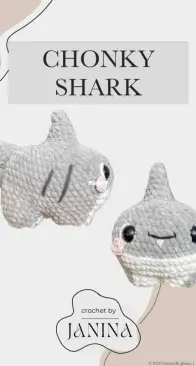 Crochet by Janina - Chonky Shark