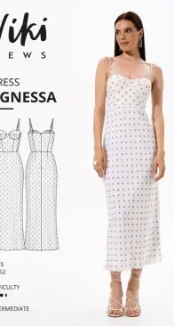 Viki Sews - Agnessa dress - English