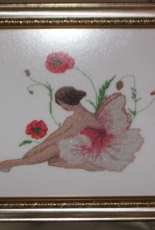 Fairy scarlet poppies