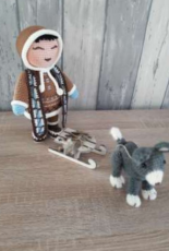 Jeannette Kemp - Kiko Eskimo with dog - Dutch