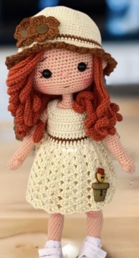 AMARYLS Crochet Doll Pattern / Amigurumi Doll Pattern / ENGLISH / FRANCE 