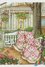 Lovely Lillies from Leisure Arts 3271 Quilts from the Garden - Paula Vaughan XSD