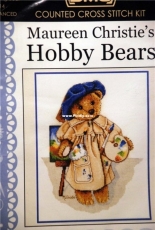 DMC 581214 Hobby Bears - Painting Bear by Maureen Christies