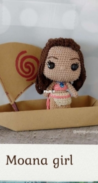 Amigurumi Joy - Marina - Moana Girl  - Portuguese