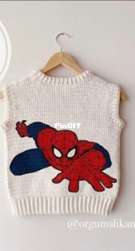 Örgü Malikanesi - Spiderman Süveter - Turkish - Free