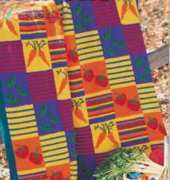 Patons Veggies and Stripes Blanket