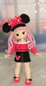 Hobbymix - Nuray Daglı - Minnie Doll- Turkish