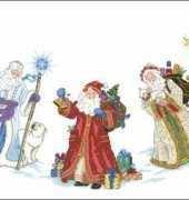 Dimensions - The Gold Collection 8692 St Nicholas Tree Skirt PCS