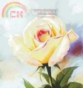 I Love CrossStitch IL-008 Pink Rose