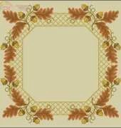 Acorn & Leaves Table Topper