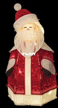Freestanding Santa Claus - OESD - ENG- PES Machine Embroidery