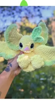 Lemon Cat Crochet - Jensen Patten - Baby Lemon Bat
